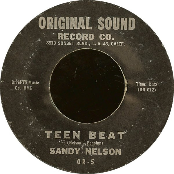 Sandy Nelson - Teen Beat (7", Single, Styrene)