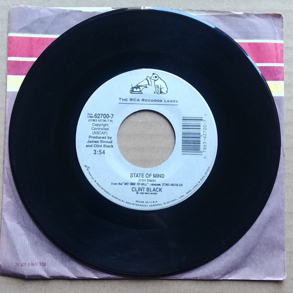 Clint Black - State Of Mind  (7", Single)