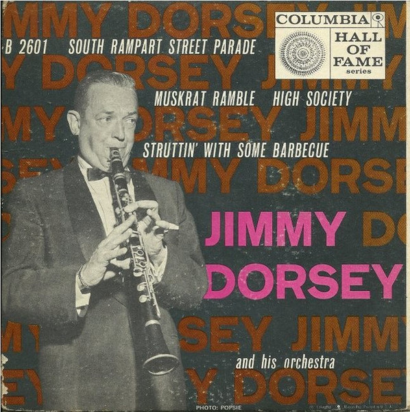 Jimmy Dorsey And His Original Dorseyland Jazz Band* - South Rampart Street Parade (7", EP, RE)