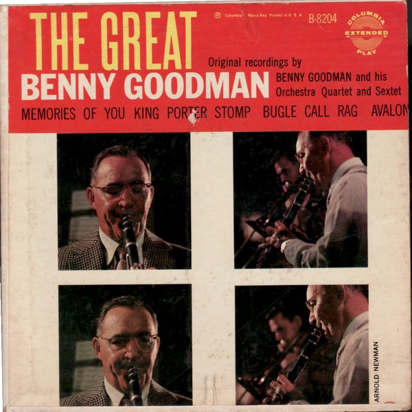 Benny Goodman - The Great Benny Goodman (7", EP, Mono)