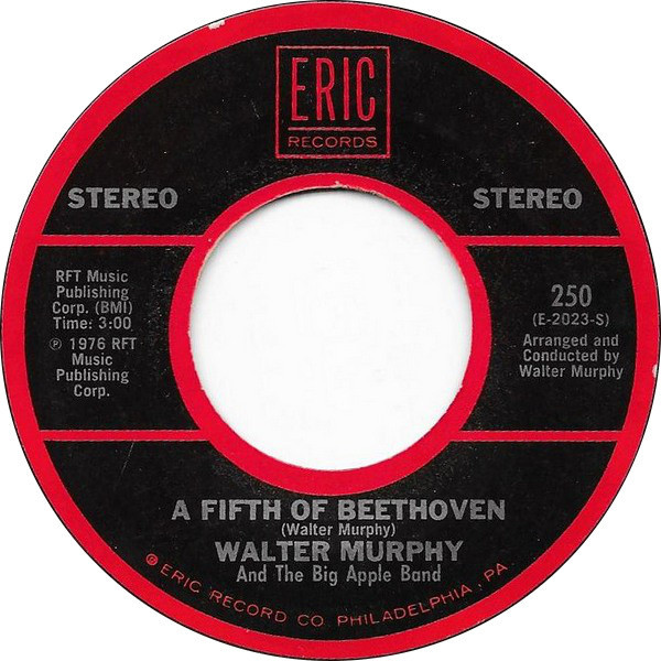 Walter Murphy And The Big Apple Band* - A Fifth Of Beethoven / California Strut (7", RE)
