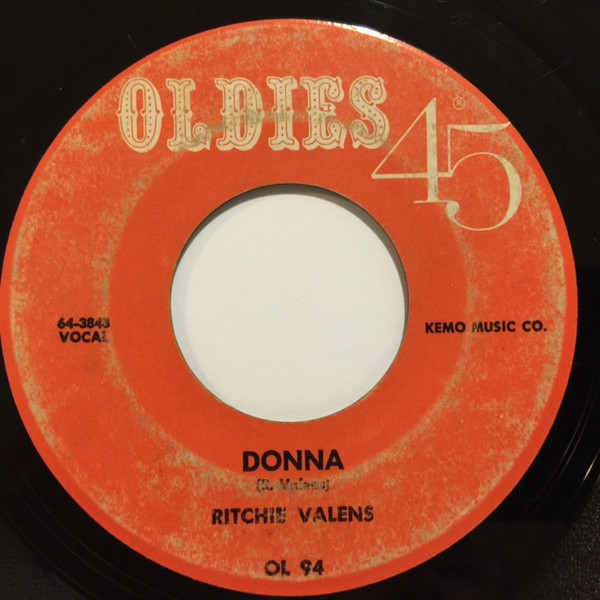 Ritchie Valens / The Dells - Donna / Pain In My Heart (7")