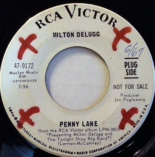 Milton DeLugg - Penny Lane - RCA Victor - 47-9172 - 7", Promo 1080207135