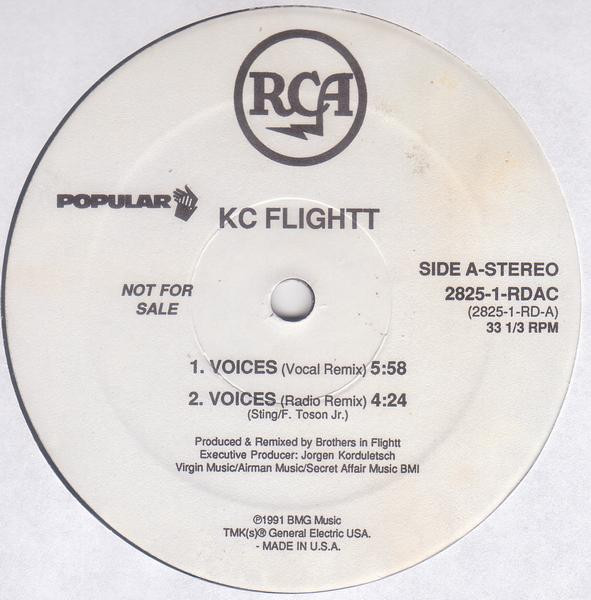 KC Flightt - Voices (12", Promo)