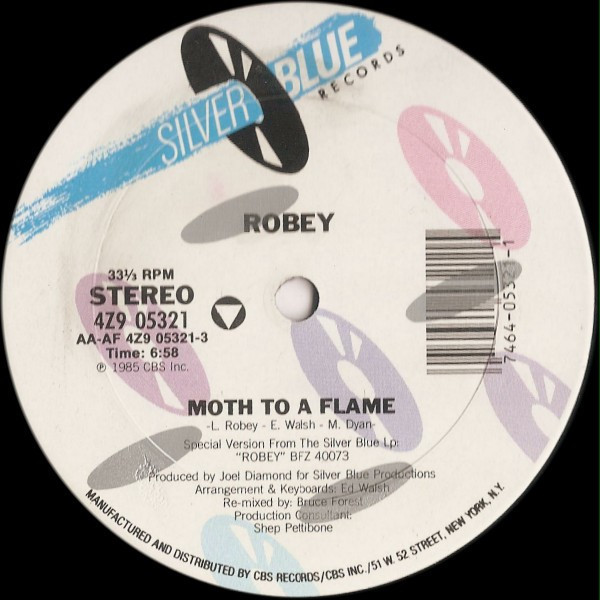 Robey - Moth To A Flame - Silver Blue Records - 4Z9 05321 - 12" 1081542844