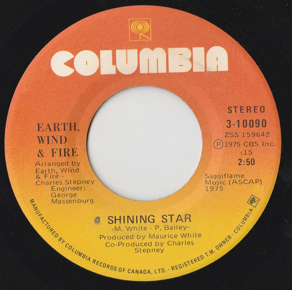 Earth, Wind & Fire - Shining Star - Columbia - 3-10090 - 7", Single 1083013710