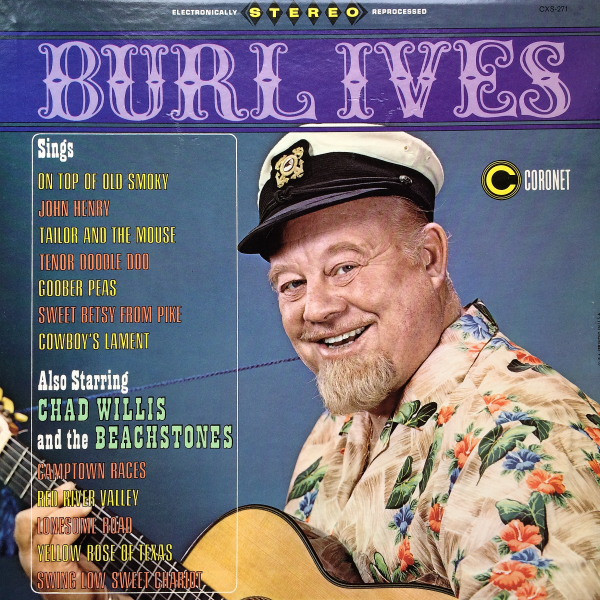Burl Ives / Chad Willis And The Beachstones - Burl Ives Sings (LP)