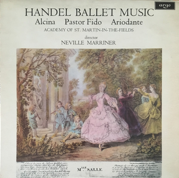 Handel* - Academy Of St. Martin-in-the-Fields*, Neville Marriner* - Ballet Music (LP)