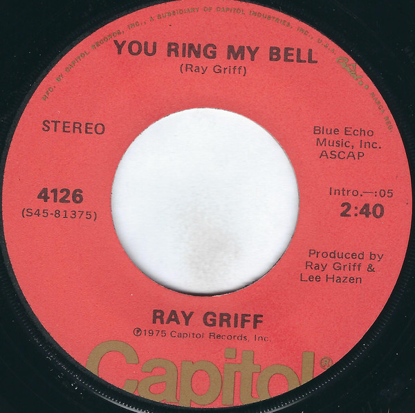Ray Griff - You Ring My Bell (7", Single, Los)