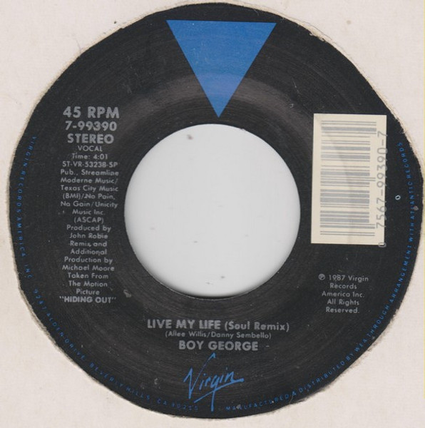 Boy George - Live My Life (7")