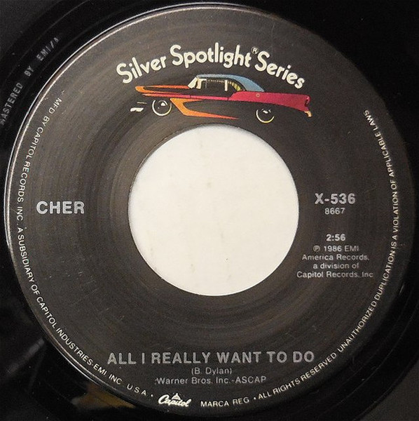 Cher - All I Really Want To Do / Alfie (7", Single, RE)