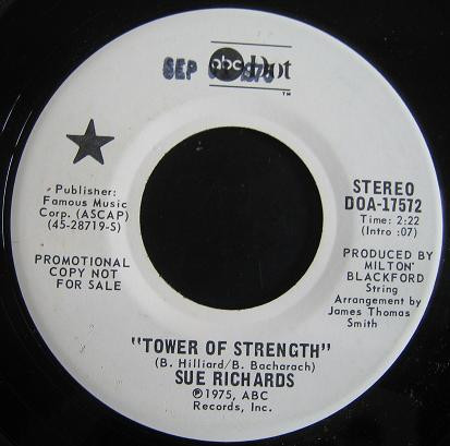 Sue Richards - Tower Of Strength (7", Single, Promo)