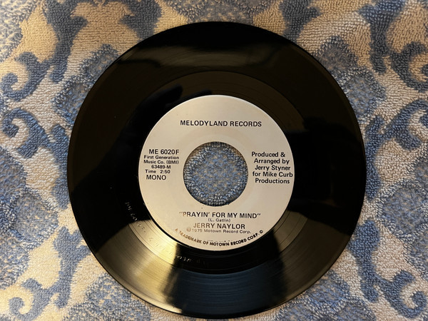 Jerry Naylor - Prayin' For My Mind (7", Single, Promo)