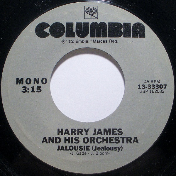 Harry James And His Orchestra - Jalousie / Cherry (7", RE)