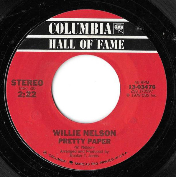 Willie Nelson - Pretty Paper (7", RE)