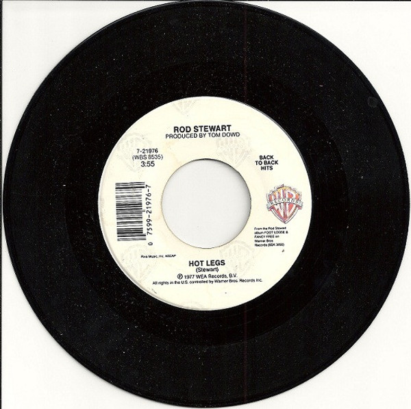 Rod Stewart - Hot Legs / Love Touch (7", Single)
