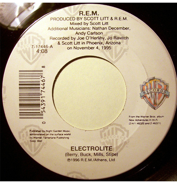 R.E.M. - Electrolite (7", Single)