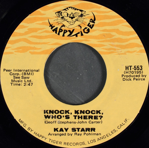 Kay Starr - Knock, Knock, Who's There? (7", Single)