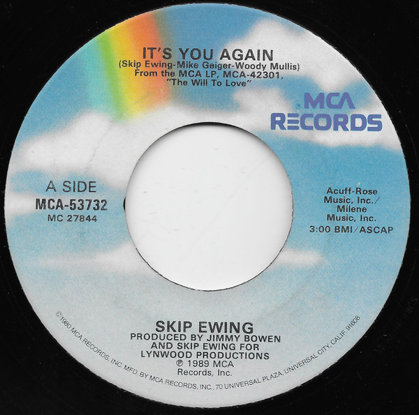Skip Ewing - It's You Again (7", Single)