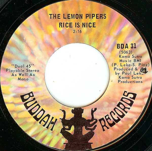 The Lemon Pipers - Rice Is Nice / Blueberry Blue (7")
