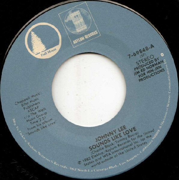 Johnny Lee (3) - Sounds Like Love (7", Single)