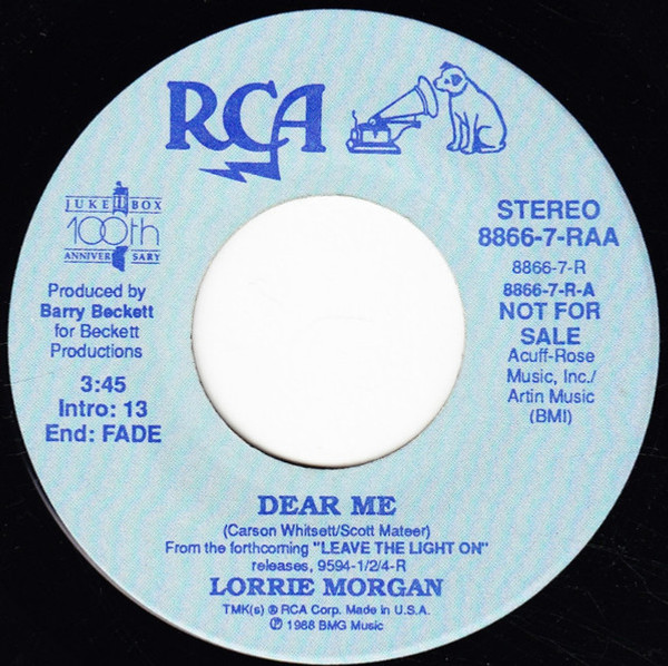 Lorrie Morgan - Dear Me (7", Promo)