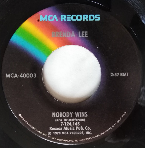 Brenda Lee - Nobody Wins (7", Single)