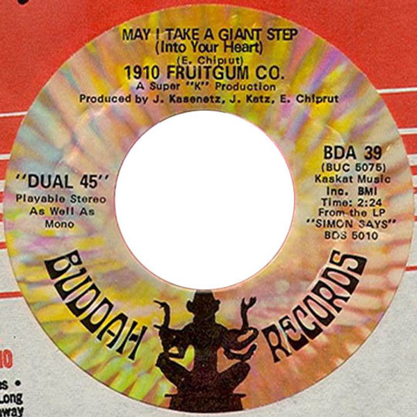 1910 Fruitgum Company - May I Take A Giant Step (Into Your Heart) / (Poor Old) Mr. Jensen - Buddah Records - BDA 39 - 7", Single, Styrene, Ter 1089677924