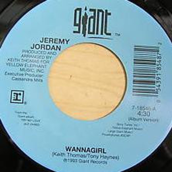 Jeremy Jordan - Wannagirl - Giant Records - 7-18548 - 7" 1092070946