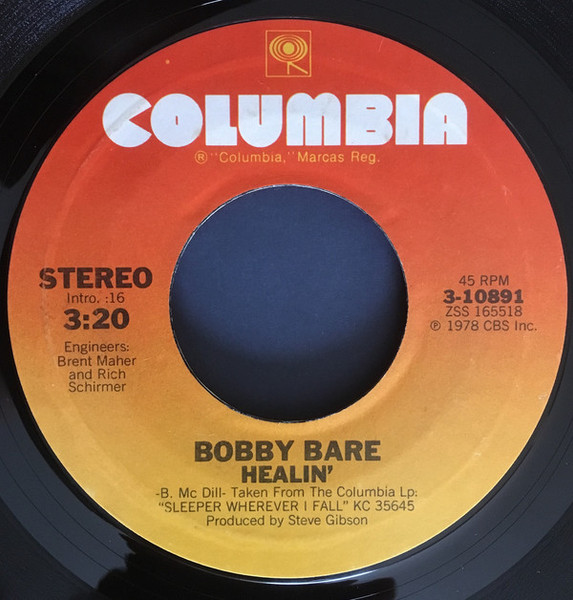 Bobby Bare - Healin' (7", Single, Styrene, Ter)