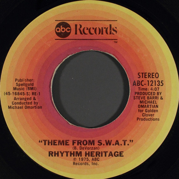 Rhythm Heritage - Theme From S.W.A.T. (7", Single, Styrene, Pit)