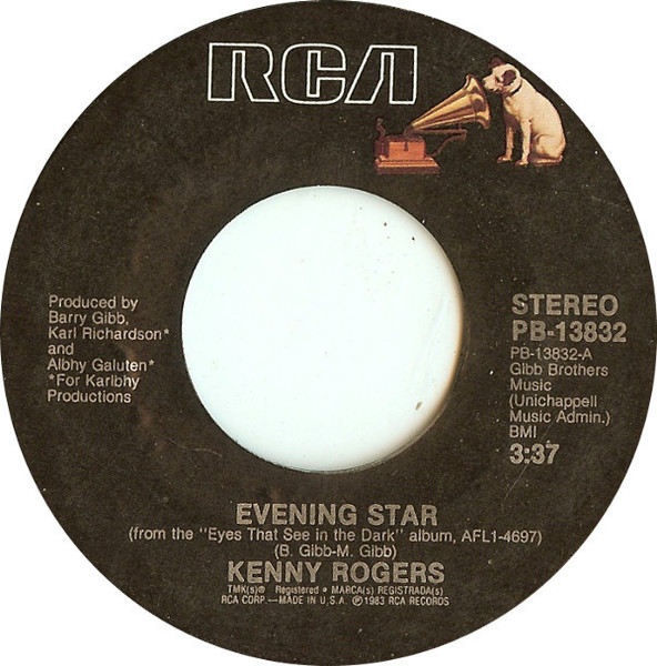 Kenny Rogers - Evening Star / Midsummer Nights - RCA - PB-13832 - 7", Single, Styrene 1093904692