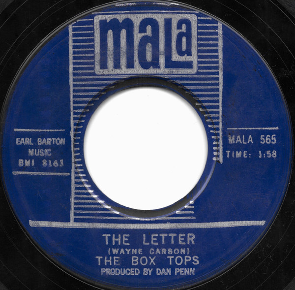 The Box Tops* - The Letter (7", Styrene, Bes)