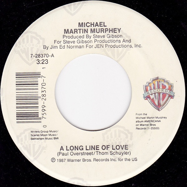 Michael Martin Murphey - A Long Line Of Love - Warner Bros. Records - 7-28370 - 7", Single 1093971525