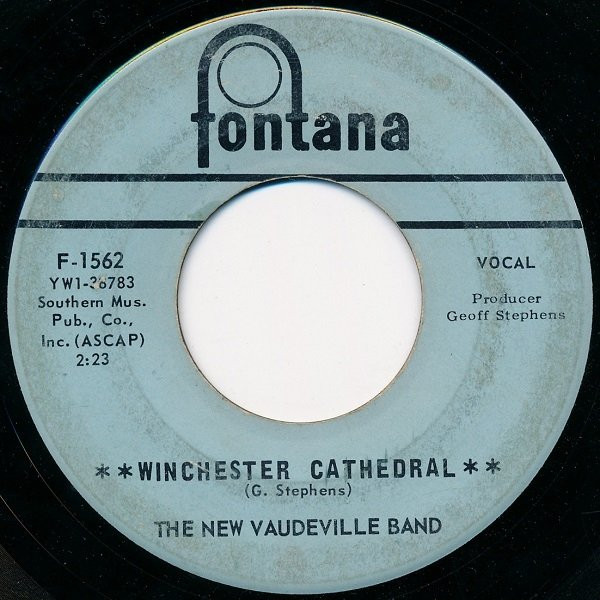 The New Vaudeville Band - Winchester Cathedral - Fontana - F-1562 - 7", Single, Mono, Roc 1094228357