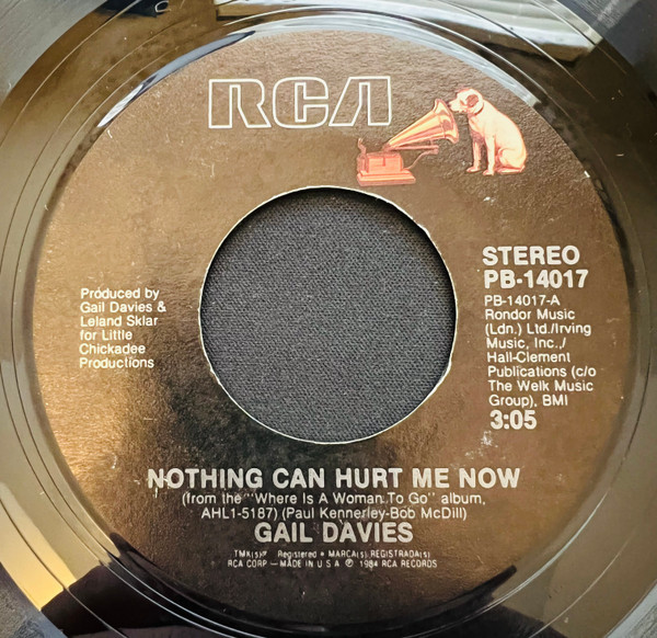 Gail Davies - Nothing Can Hurt Me Now (7")