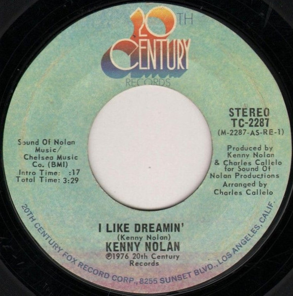 Kenny Nolan - I Like Dreamin' / Time Ain't Time Enough - 20th Century Records - TC-2287 - 7", Single, Styrene 1095315192