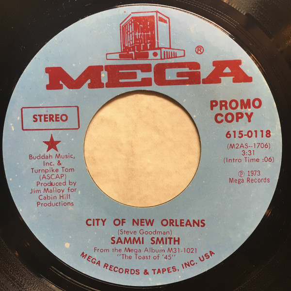 Sammi Smith - City Of New Orleans (7", Promo)