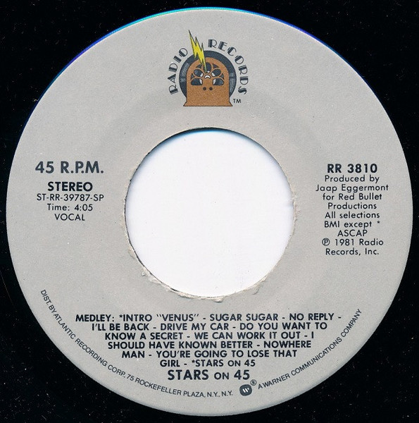 Stars On 45 - Stars On 45 - Radio Records (5) - RR 3810 - 7", Single, Spe 1097062494