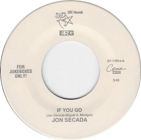 Jon Secada - If You Go (7", Single, Jukebox)