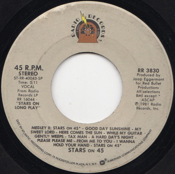 Stars On 45 - Medley II / Stars On 45 II (7", Single, Spe)