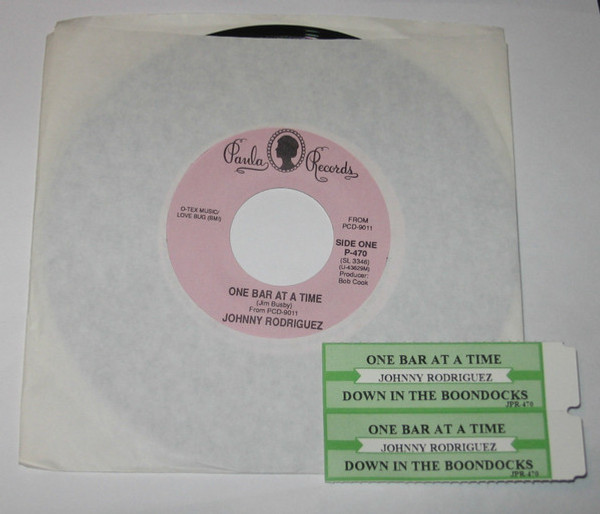 Johnny Rodriguez (4) - One Bar At A Time (7", Single)