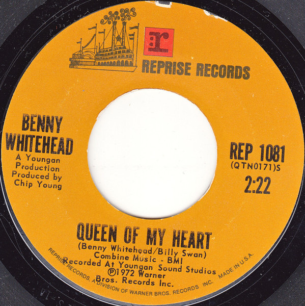 Benny Whitehead - Queen Of My Heart - Reprise Records - REP 1081 - 7", Single 1098595756