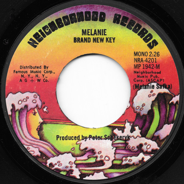 Melanie (2) - Brand New Key (7", Single, Mono, Pre)