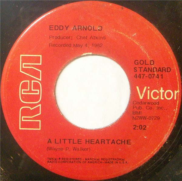 Eddy Arnold - What's He Doin' In My World / A Little Heartache (7", RE)