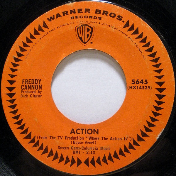 Freddy Cannon - Action / Beachwood City (7", Single, Styrene, Ter)