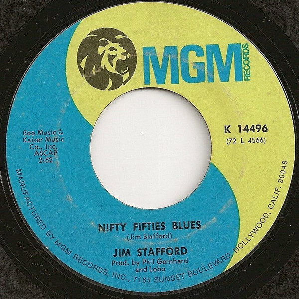 Jim Stafford - Nifty Fifties Blues / Swamp Witch (7", Single, Styrene)
