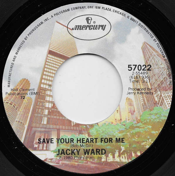 Jacky Ward - Save Your Heart For Me / It Doesn't Matter Anymore - Mercury - 57022 - 7", Single 1098872908