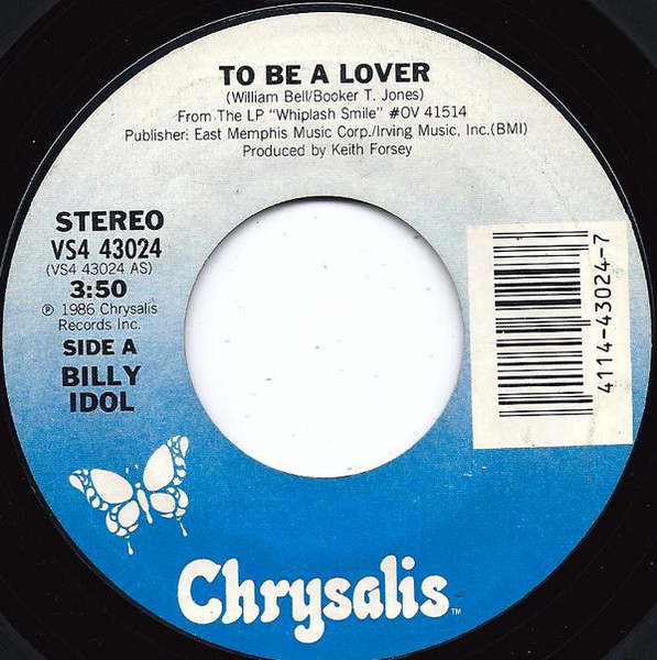 Billy Idol - To Be A Lover - Chrysalis - VS4 43024 - 7", Single 1099163654