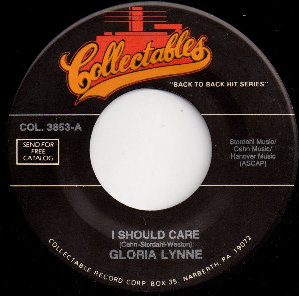 Gloria Lynne - I Should Care / Tower Of Strength - Collectables - COL. 3853 - 7", RE 1099402331